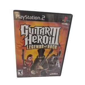 Sony PS2 Playstation Guitar Hero 3 Legends Of Rock Tested Complete 2007 Slip